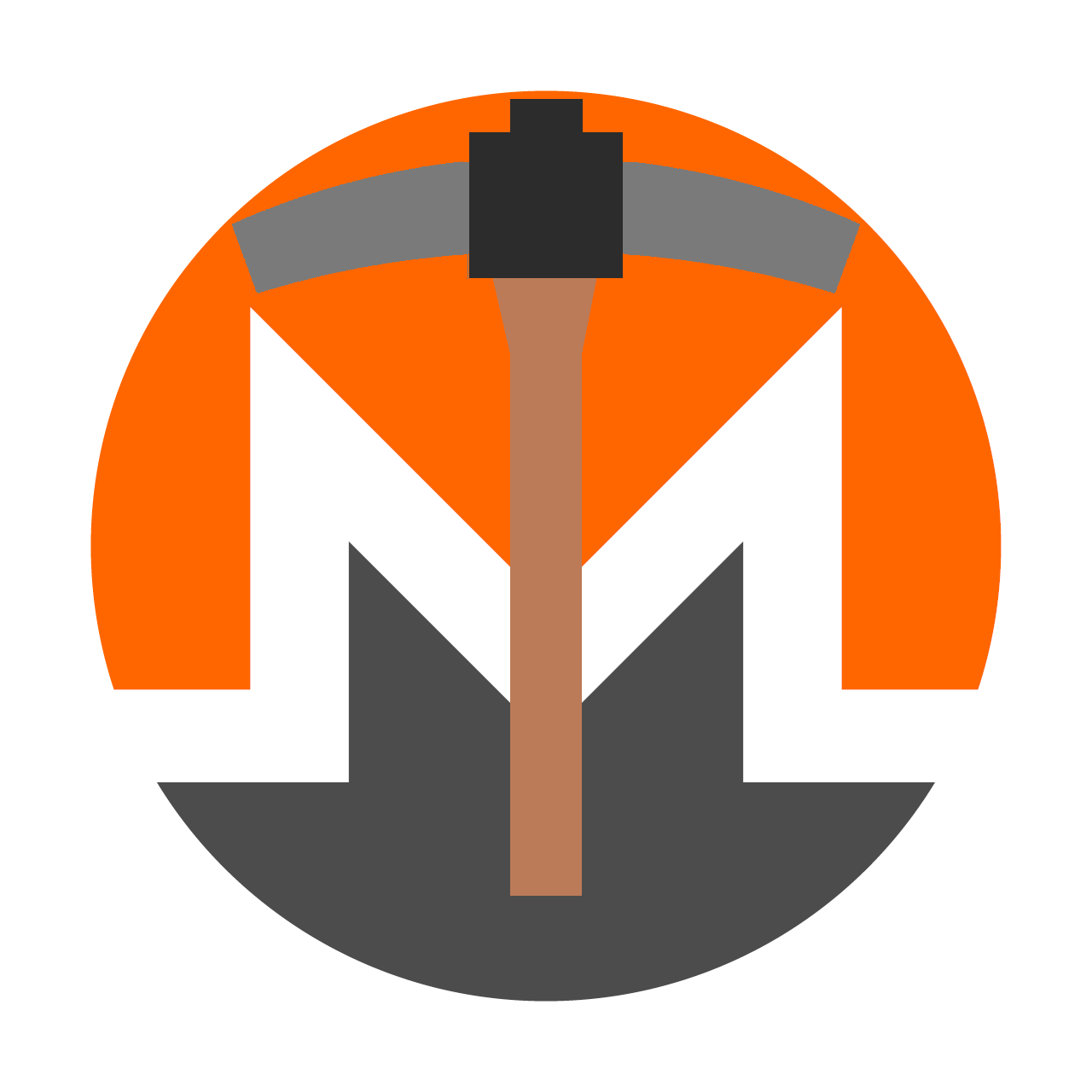 Monero mining illustration